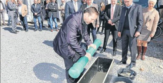 Im Frühjahr hat die Baugenossenschaft Odenwaldring mit dem Bau von 52 Wohnungen auf dem Gelände der ehemaligen Milchhofsiedlung begonnen. Foto: Georg (b)